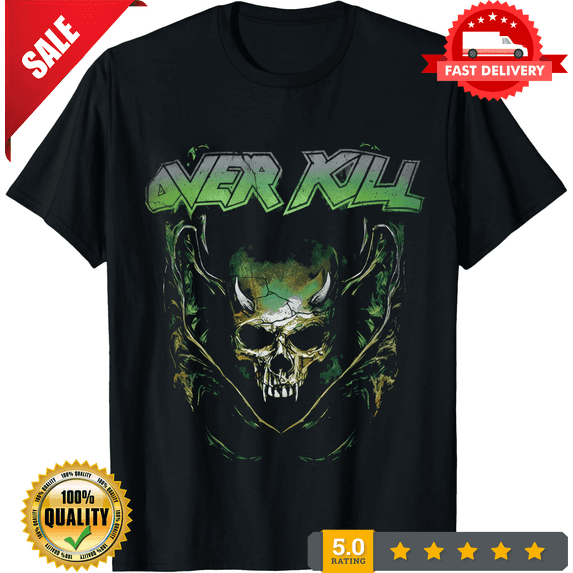 Reprint Rare band Overkill T-SHIRT s-5xl unisex men s-5xl PL62, LIMITED EDITION-TH73977
