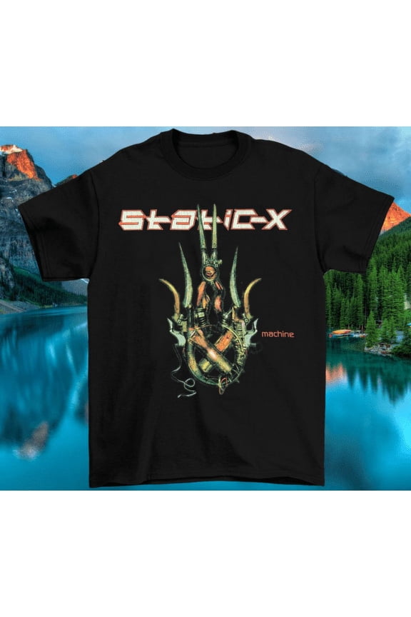 Reprint Rare sTATIC x bLACK bAND t sHIRT sIZE s tO 4xl