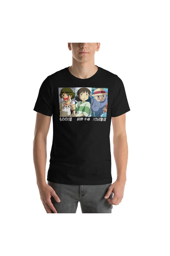 Reprint Rare studio ghibli anime manga Aesthetic new Unisex T-Shirt,graphic tee