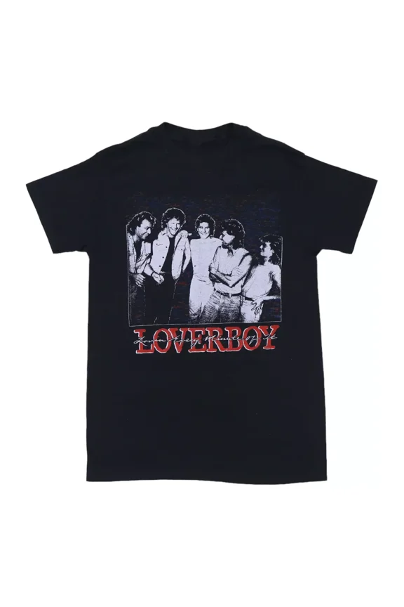 Reprint Rare vintage 1986 Loverboy Lovin Every Minute Of It Tour Shirt EN172
