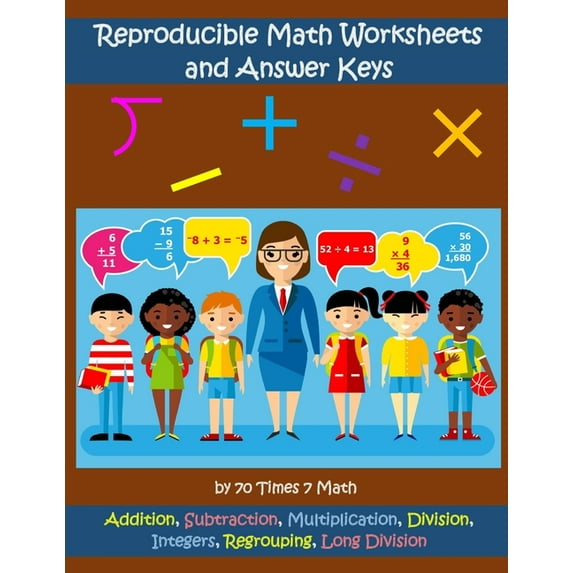 Reproducible Math Worksheets and Answer Keys: Addition, Subtraction ...