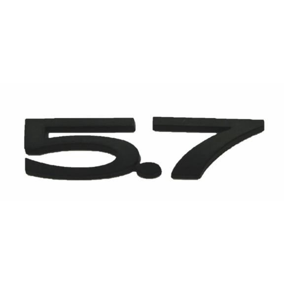 Reproduction Black "5.7" Trunk Emblem 2004 Pontiac GTO