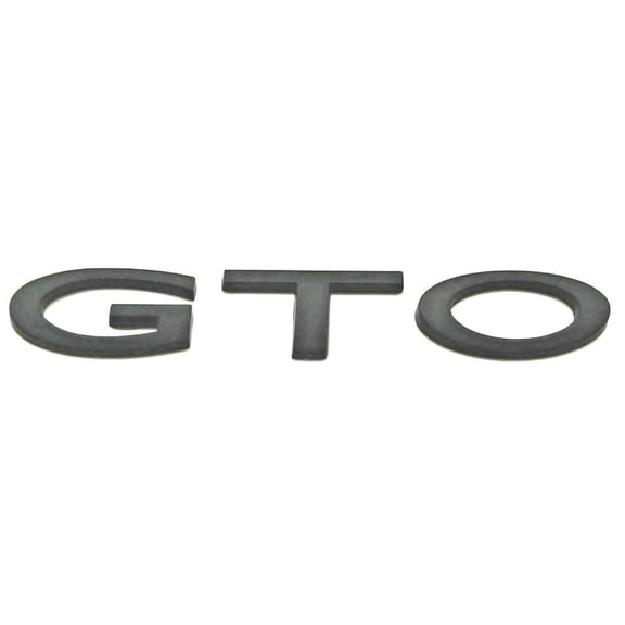 Reproduction Black "GTO" Trunk Emblem 2004-2006 Pontiac GTO