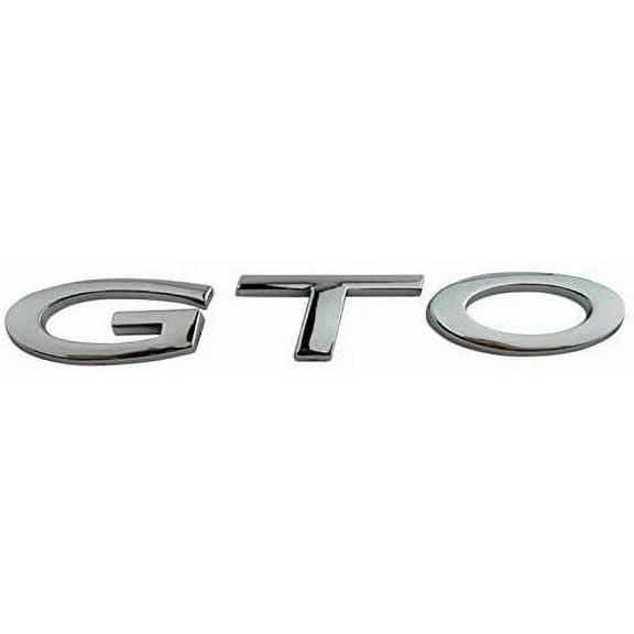 Reproduction Chrome "GTO" Front Grille Emblem Badge 2004-2006 Pontiac GTO