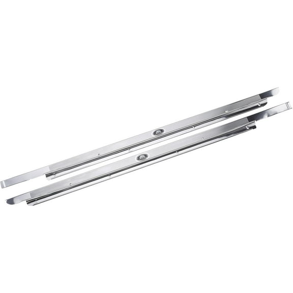 Speedway Motors Reproduction Door Sill Plates, Pair with Body by Fisher Emblem, High-Luster Polished Finish and Correct Ribbing