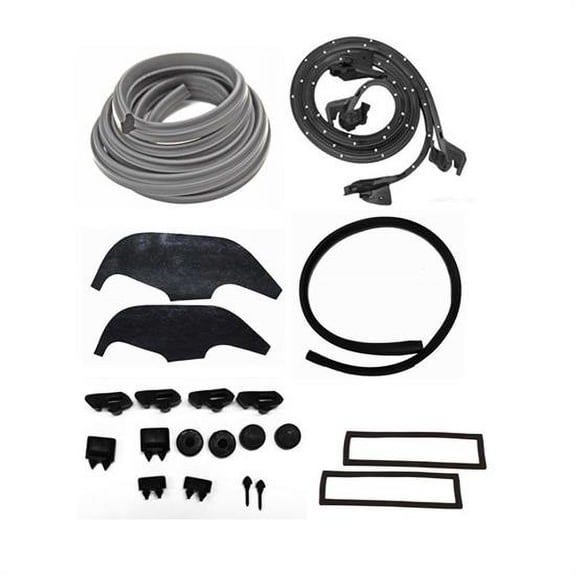Reproduction Windowfelts for 1973-74 Nova 2-Door Weather Stripping Kit