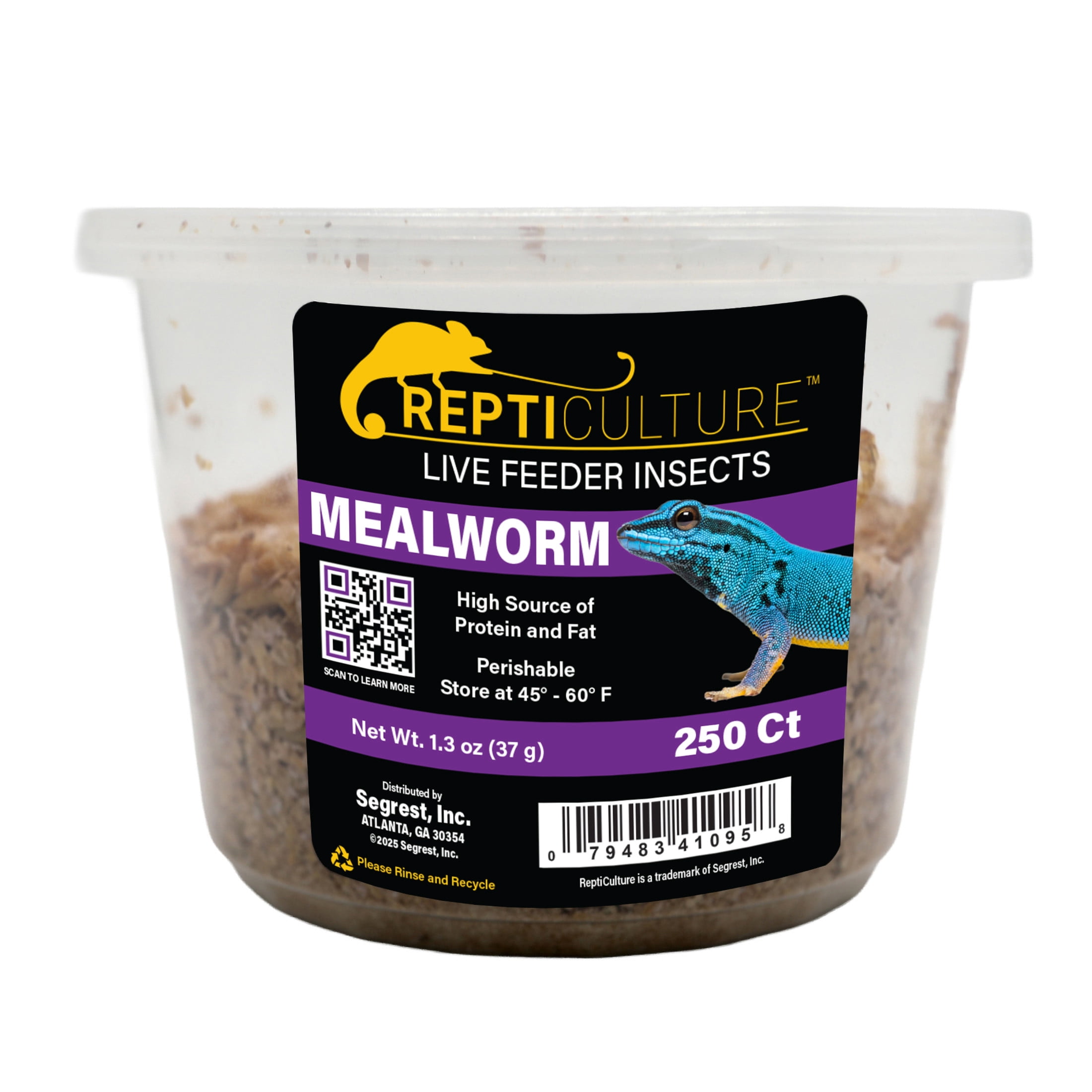 ReptiCulture Mealworm 250 ct