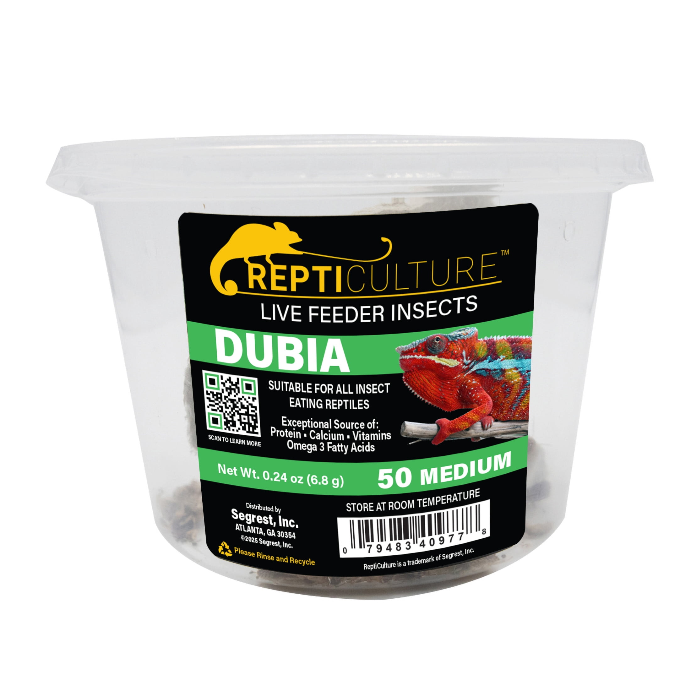 ReptiCulture Medium Dubia 50 ct