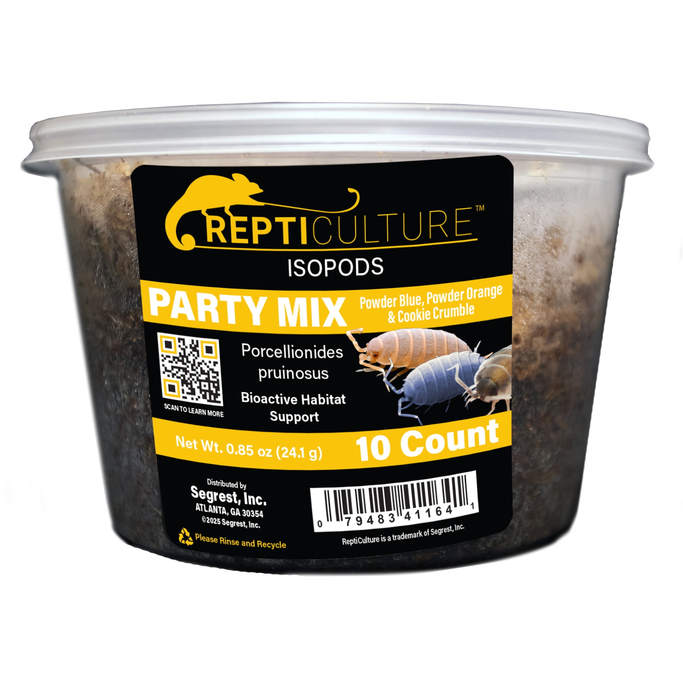 ReptiCulture Party Mix Isopod 10 ct