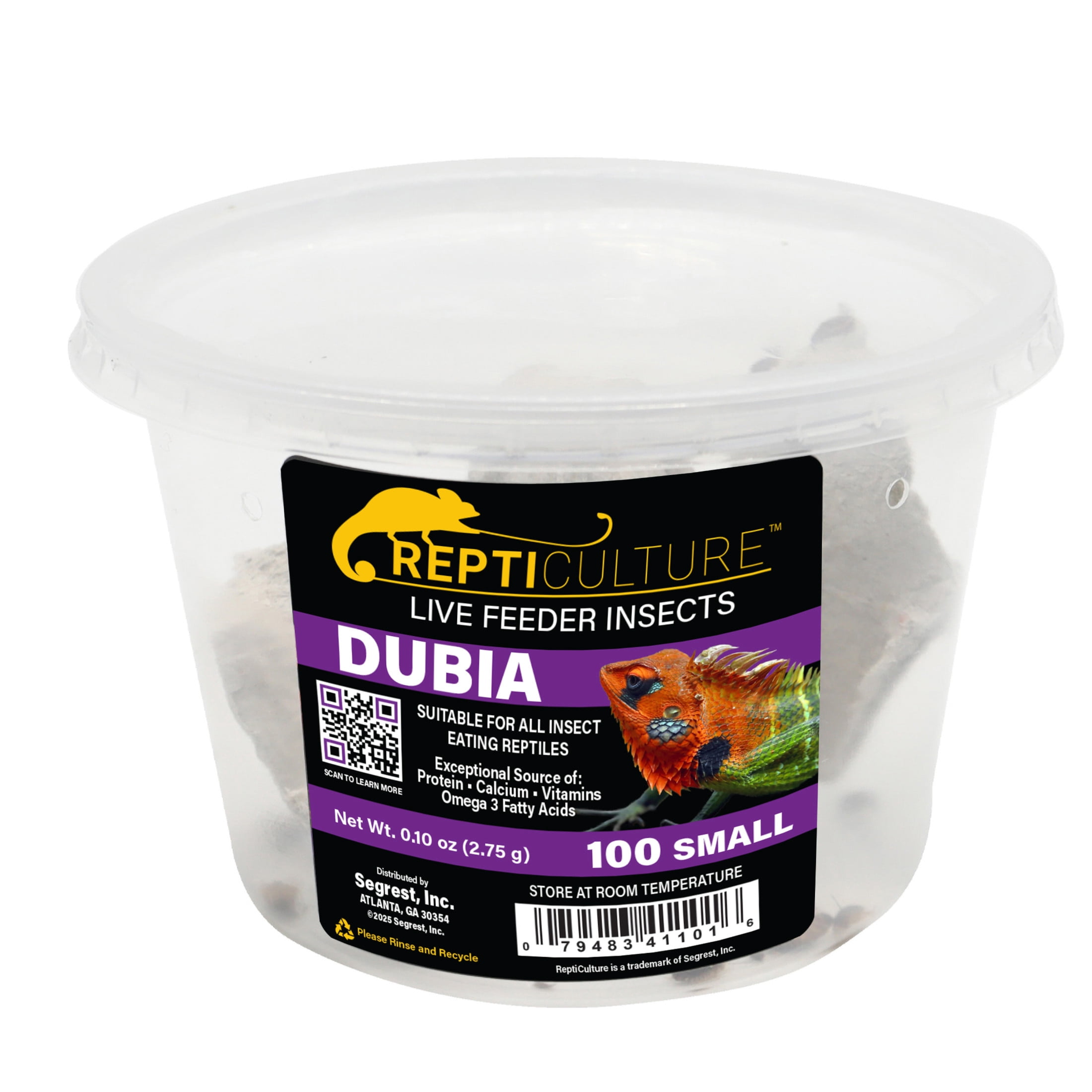 ReptiCulture Small Dubia 100 ct