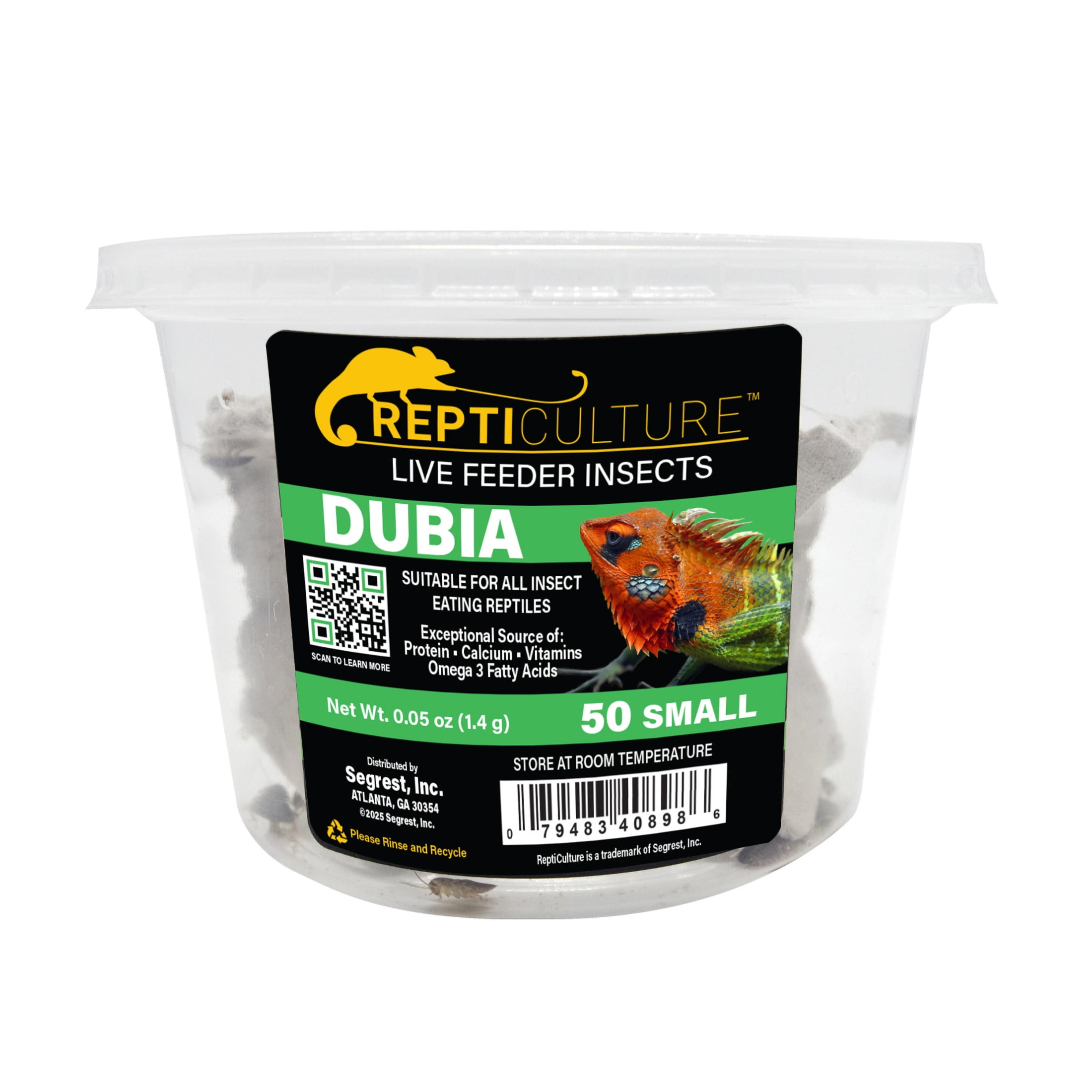ReptiCulture Small Dubia 50 ct