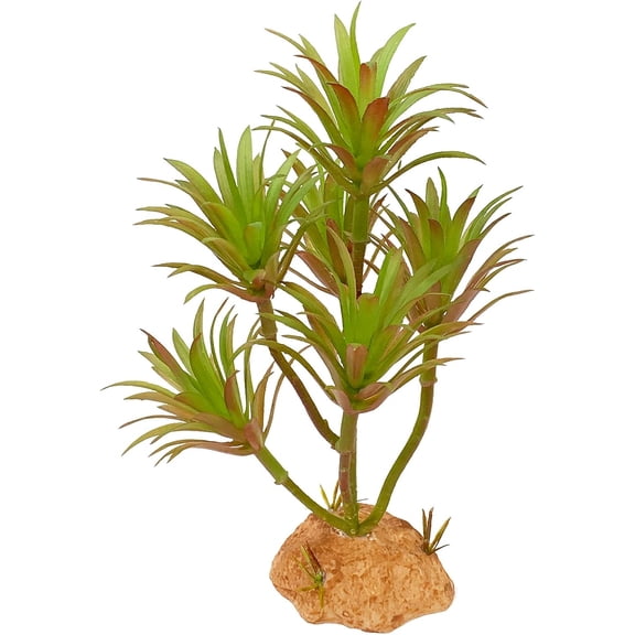 Reptile Artificial Plants Terrarium Decor, Fake Desert Plants Bearded Dragon Tank Decorations Accessories fit Crested Gecko Leopard Lizard Chameleon Ball Python Snake Frog - Tillandsia