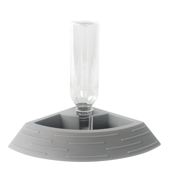 Reptile Automatic Water Dispenser 2-in-1 Corner Dish for Snake Frog Gecko