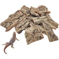 thumbnail image 1 of Reptile Bark Bedding,1 LB Natural Cork Bark for Reptiles Flat Cork Wood Terrarium Substrate Tank Supplies for Snake Spiders Bearded Dragons Hermit Crabs Geckos, 1 of 8