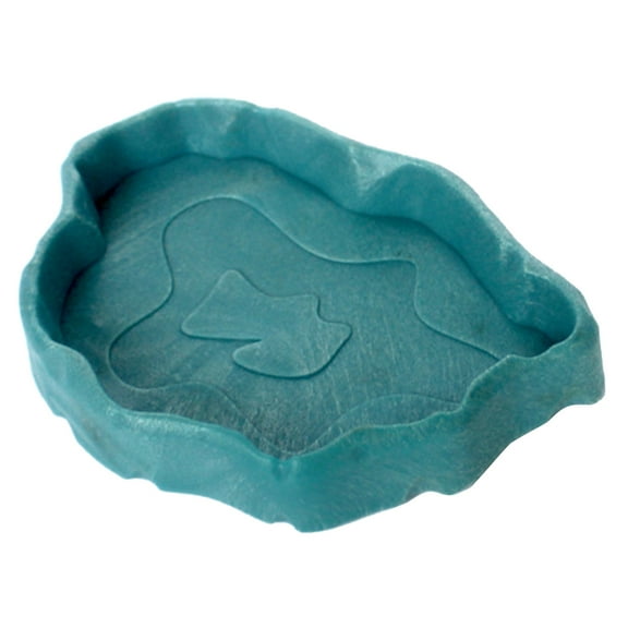 Reptile Bowl Lizard Water Dish Bearded Dragon Feeding Dish Plastic Worm Dish for Anoles Turtles