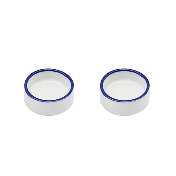 Reptile Bowl Spider Water Dish Round Food Bowl Ceramic Escape Proof Feeder for Small Medium Size Pet Tortoise Lizard