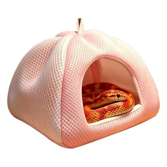 Reptile Cave - Portable Semi Enclosed, Easy Clean Basking Habitat Use, Reptile - Comfortable Shelter for Basking | Portable Structure, Semi Enclosed Space, Easy Cleaning, Habitat Accessory