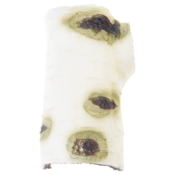 Reptile Cave Small Hide Resin Log Pet Tortoise Escape Habitat Safe for Lizards Leopard Scorpions