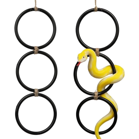Reptile Climbing Enrichment RingReptile Habitat AccessoryDecorativeEnrich Pets' Activity SpaceParrots and Other Birds