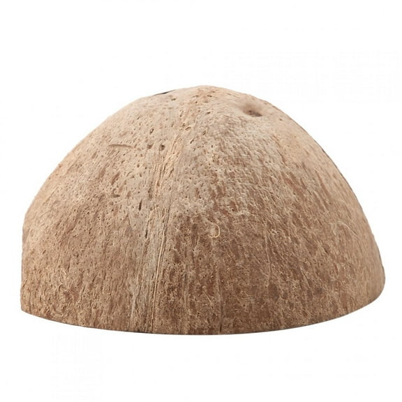 Reptile Coconut Hiding Cave, Coconut Cave, Reptile Hiding Cave Natural Coconut Shell Aquarium Hide House Decor For Small Lizards, Amphibians, Spiders