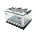 thumbnail image 1 of Reptile Feeding Box Hamster Breeding Box Cage Mice Small Animals, Black, 1 of 8