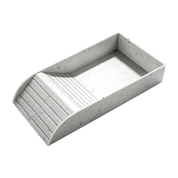 Reptile Feeding Dish and Basking Platform Tortoise Food Water Dish with Ramp Turtle Water Bowl Climbing Ramp for Tortoise Habitat Accessories for Lizards Amphibians
