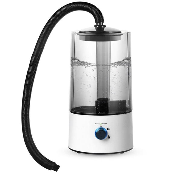 Reptile Fogger Pet Humidifier Fogger Terrariums Humidifier Fog Machine with 4L Large Size Tank Adjustable Hose for Paludarium/Vivarium/Reptiles/Amphibians/Herps