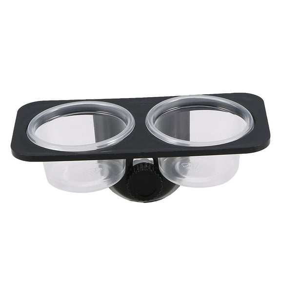 Reptile Food Bowl Gecko Feeder Dish Water Ledge Crested Bowls Accessories Tank Container Feeding Cup Hamster Suction Pet