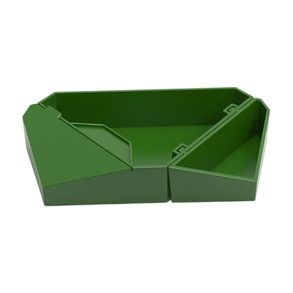 Reptile Food and Water Combination Feeder Detachable Covered Small Animal Feeding Dish Tray
