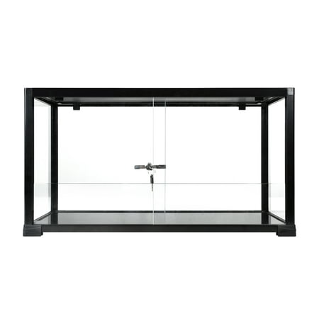 Reptile Glass Tank - 30 x 12 x 16 Inches Knock Down Full View Natural Terrarium