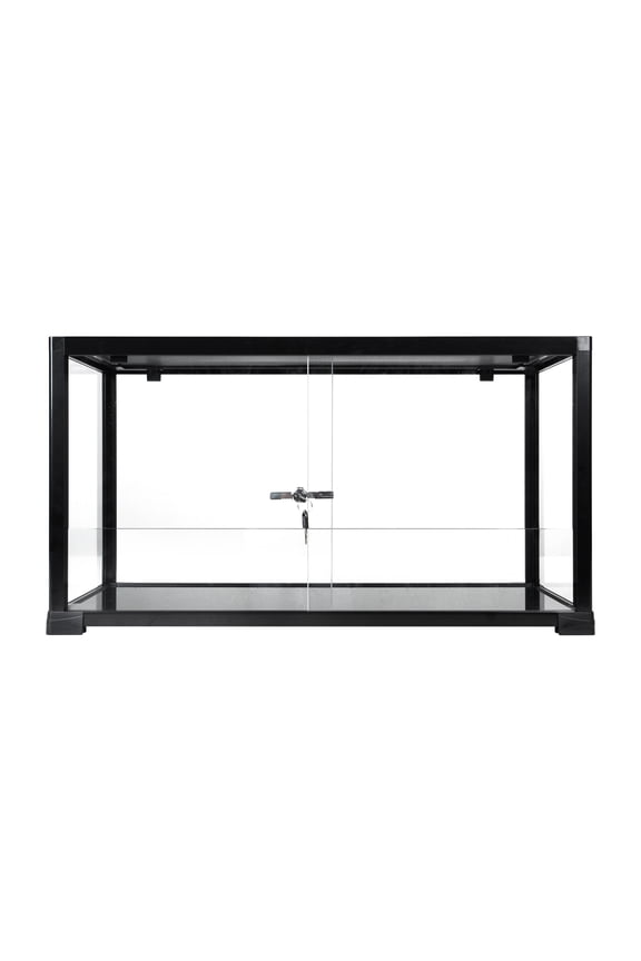 Reptile Glass Tank - 30 x 12 x 16 Inches Knock Down Full View Natural Terrarium
