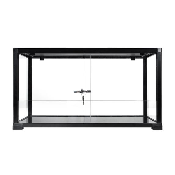 Reptile Glass Tank - 30 x 12 x 16 Inches Knock Down Full View Natural Terrarium