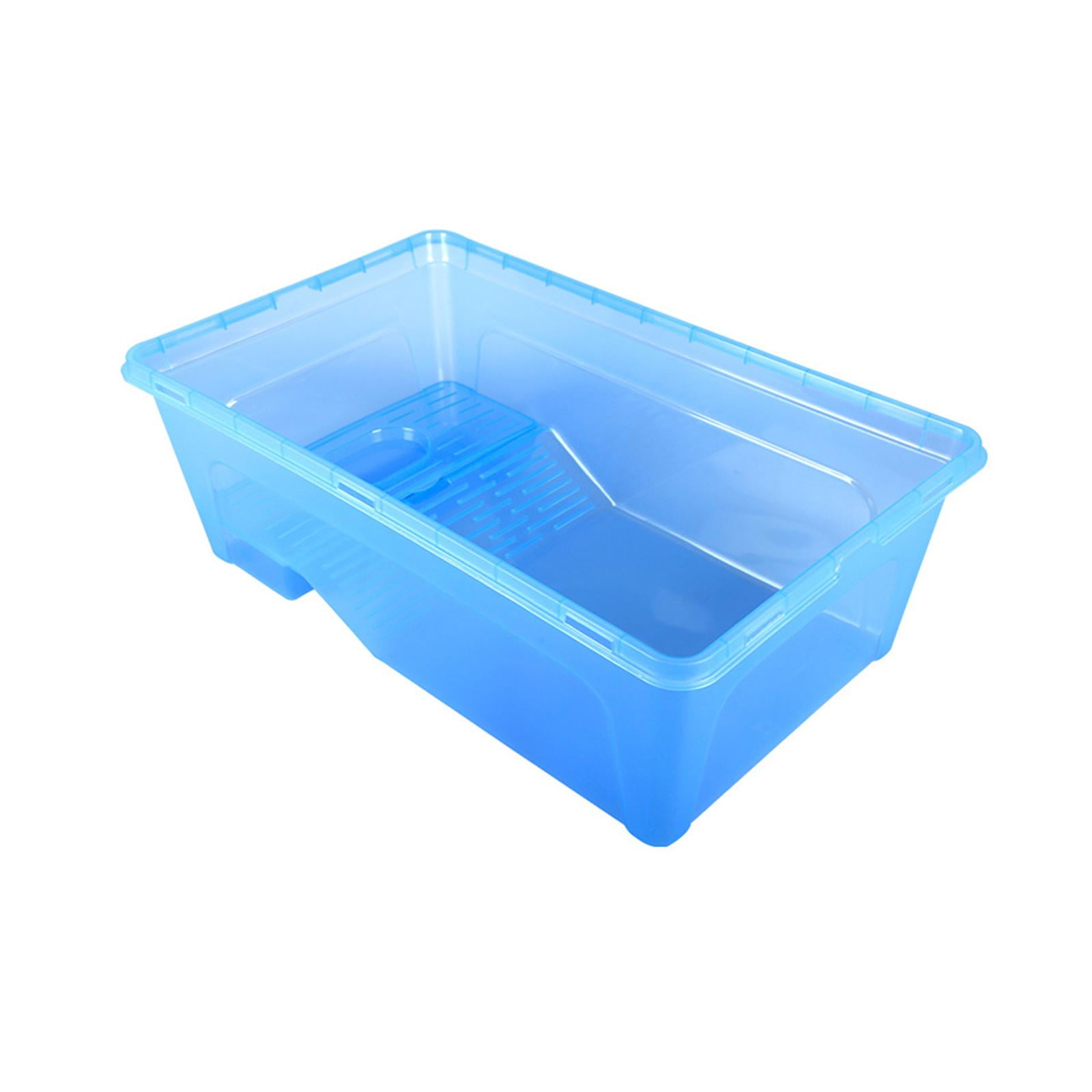 Reptile Habitat Box Durable Turtles Tank Aquarium for Frog Crayfish