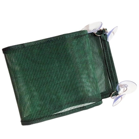 Reptile Hammock Bearded Dragon with Suction Cup Geckos Sleeping Bed Climbing Green