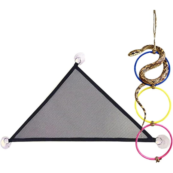 Reptile Hammock Climbing Toys Lizard Enrichment Terrarium Set