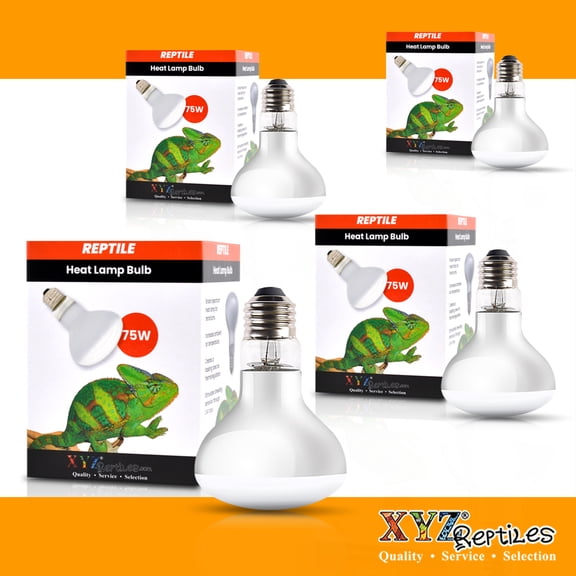 XYZReptiles 75 Watt Reptile Heat Lamp Bulb