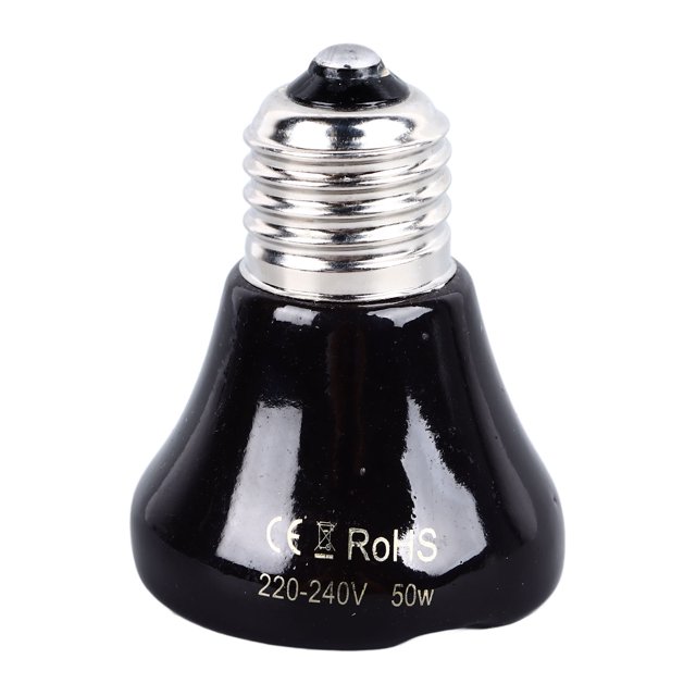 Reptile Heat Lamp Ceramic Heat Emitter No Light Emitting Heat Bulbs for