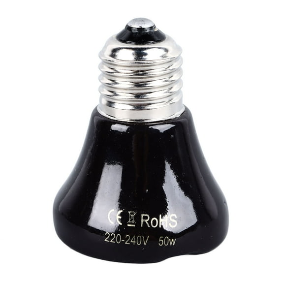 Reptile Heat Lamp Ceramic Heat Emitter No Light Emitting Heat Bulbs for Chicken Cats Parrots