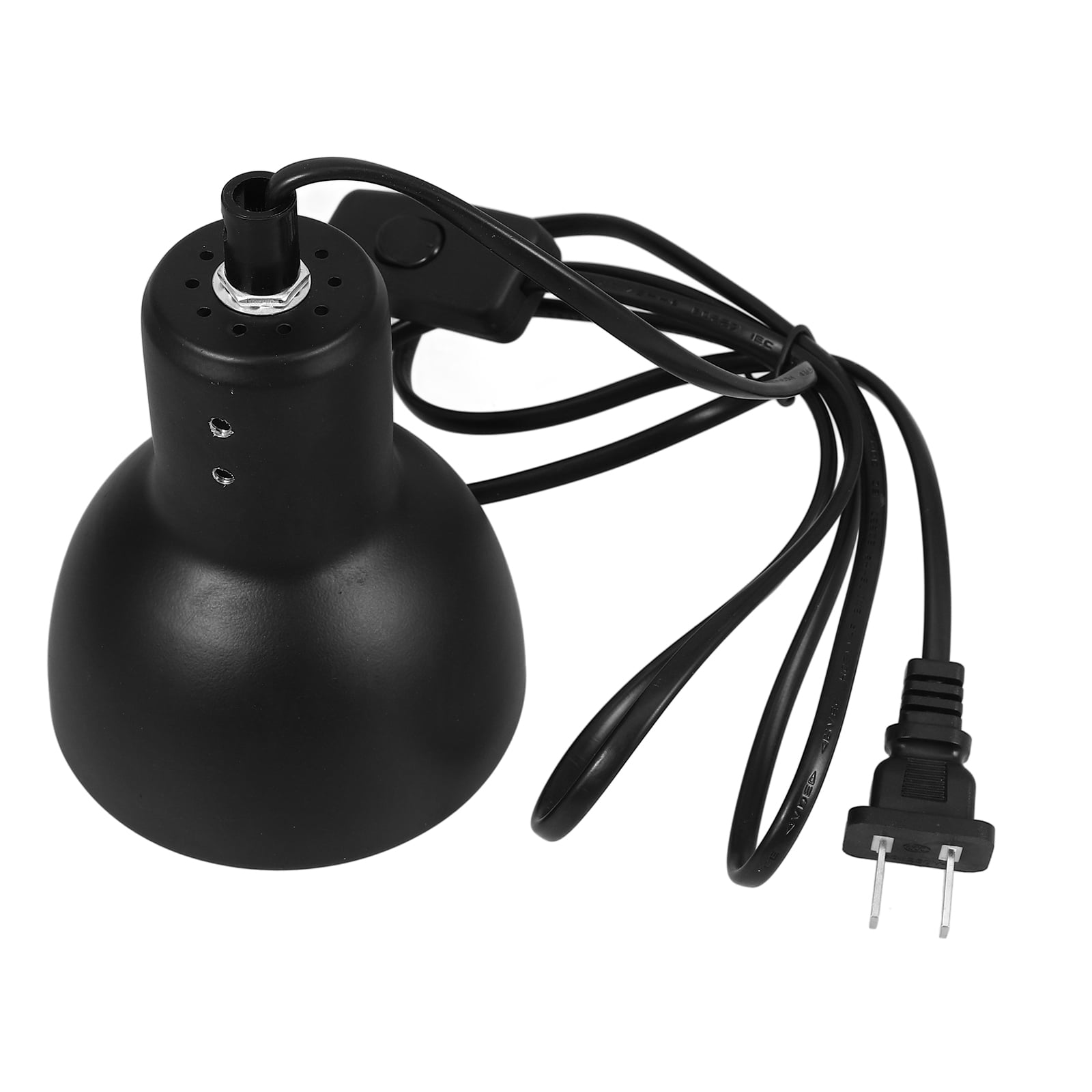 Reptile Heating Lamp Reflector with Insulated Interior and Protective Design for Various