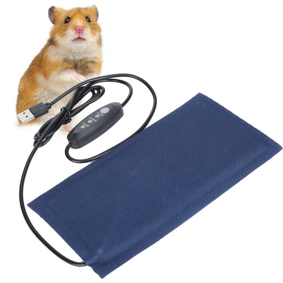 Reptile Heating Pad for Dog Bed Indoor,Waterproof Heated Puppy Bed Mat,Pet Heating Pad ith 3 Level Adjustable Function USB Heating Cat Bed Mat,Heated Mat for Pets Seedling Small Animals [S]