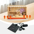 thumbnail image 1 of Reptile Heating Pad, Gaqring 110V Adjustable Temperature Pet Heat Mat, Waterproof Low Energy Consumption Thermal Pad for Turtle Snake Lizard Terrarium, Black, 1 of 6