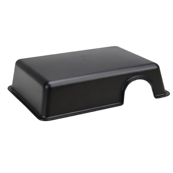 Reptile Hide Cave for Ball Python, Extra Large Reptile Hide, Sturdy Plastic, Safe Black Hides Box, Professional Snake Hides Box, 9.4 x 6.6 x 1.6 in / 23.8 x 16.8 x 4 cm for Lizard Gecko