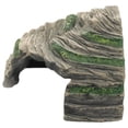thumbnail image 1 of Reptile Hideout Cave with Basking Platform, 6.6 x 6.4 x 4.1 in Natural Resin Aquarium Decoration, Climbing Ramp, Safe Haven for Small Animals, Lizard, Spider, Turtle Habitat Decor, 1 of 8