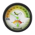 thumbnail image 1 of Reptile HighAccuracy Hygrometer Gauge VivariumTank Supplies Self-adhesive Pet Rearing Box DialGauge 16-49℃, 1 of 8