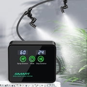 Reptile Humidifiers Smart Misting System, Reptile Mister Automatic with Timer, Terrariums Humidifier with 360°Adjustable Misting Nozzles, Spray Kit for Rainfore