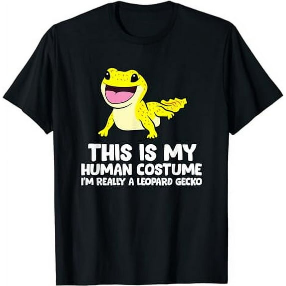 Reptile Leopard Gecko Costume I'm Really A Leopard Gecko T-Shirt