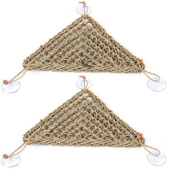 Reptile Lizard Bearded Dragon Hammock Reptile Lounger Hermit Crab Climbing Toys Accessories 2 PCS
