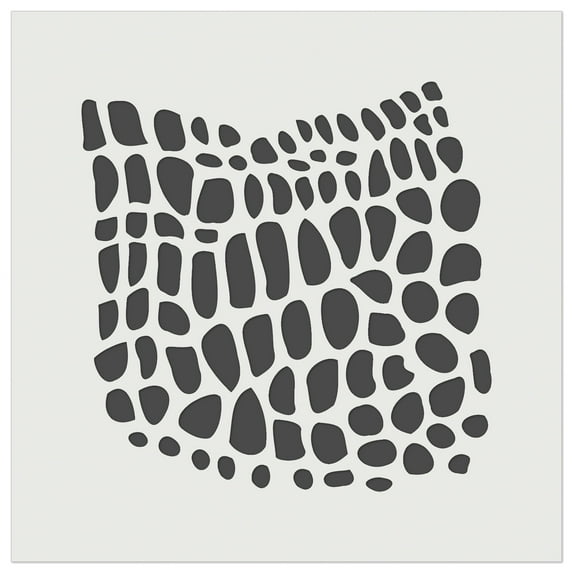 Reptile Lizard Skin DIY Cookie Wall Craft Stencil - 11.5 Inch