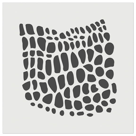 Reptile Lizard Skin DIY Cookie Wall Craft Stencil - 3.5 Inch