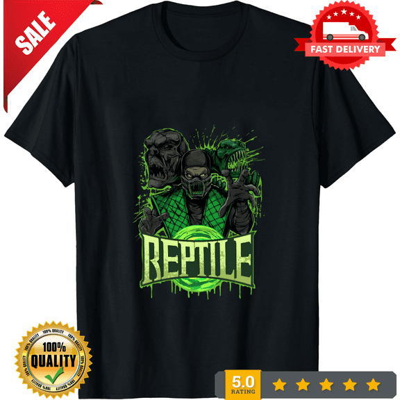 Reptile Mortal Kombat Video Game T-Shirt, Reptile Shirt, Mortal Kombat Shirt, Mo, LIMITED EDITION-TH73824